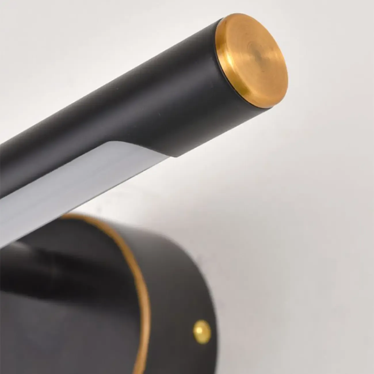 Vintage Black Cylinder LED Vanity Light for Bathroom  Image - 11