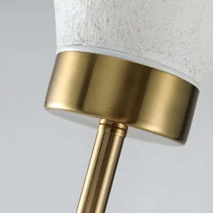 Designer White Glass Globe Floor Lamp with Unique Mountain Shape Image - 8