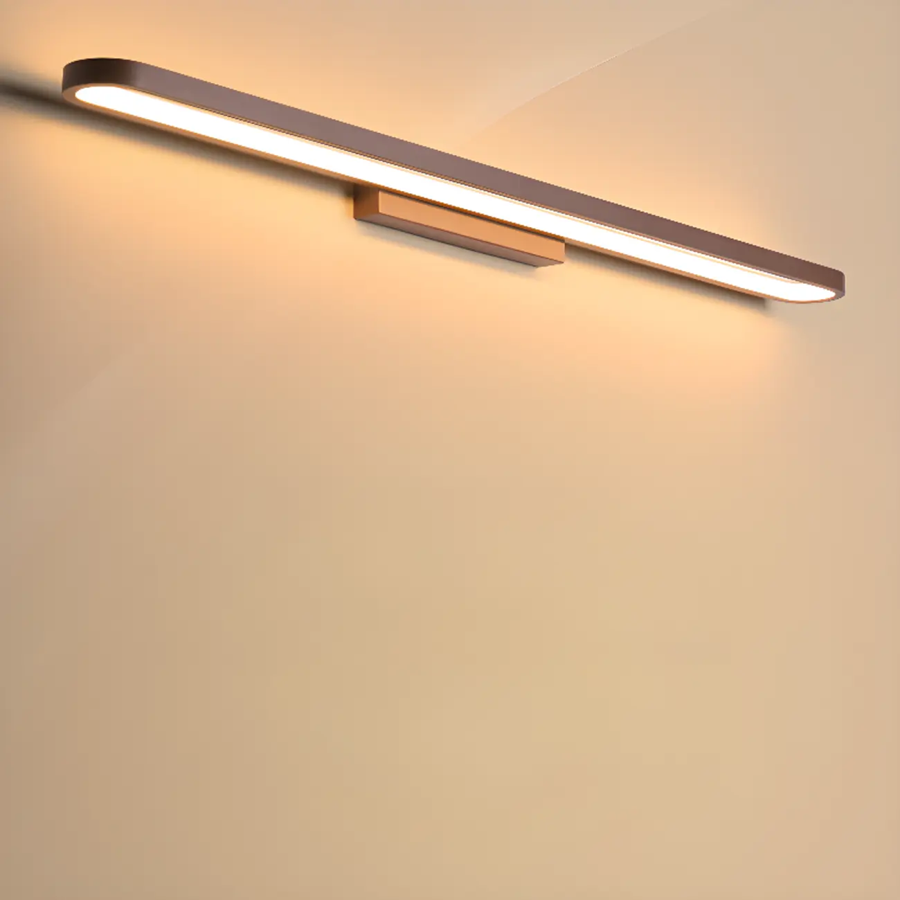 Modern White LED Vanity Light with Silica Gel Shade  Image - 9 | homeyfad
