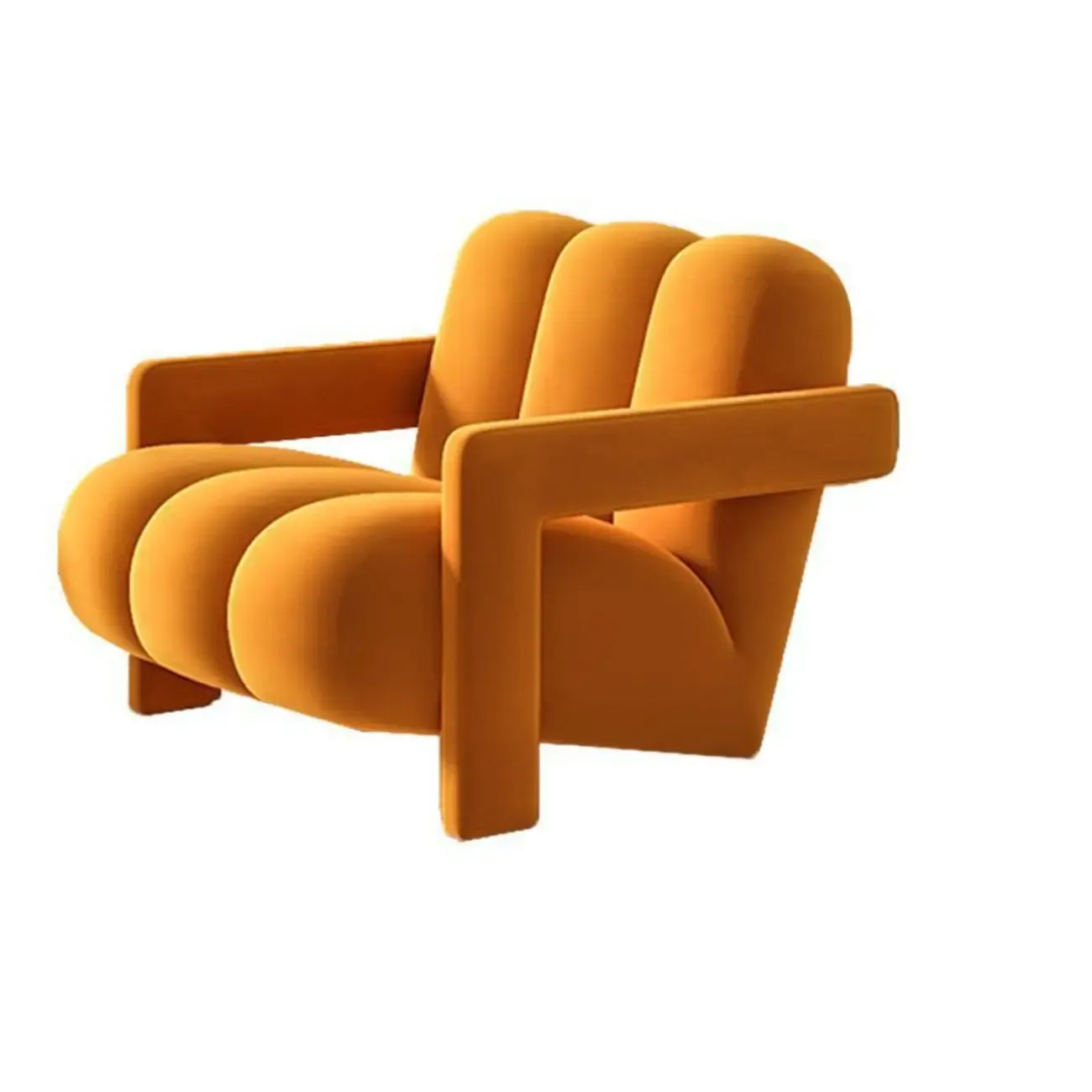 Velvet/Sherpa Reclining Lounge Chair for Living Room Image - 4