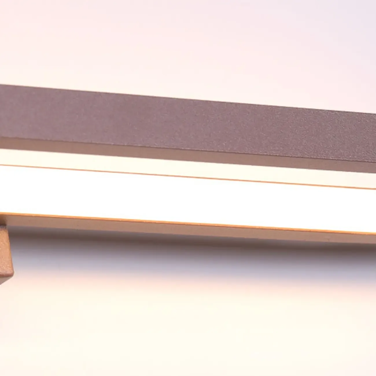 Modern White LED Vanity Light with Silica Gel Shade Image - 11