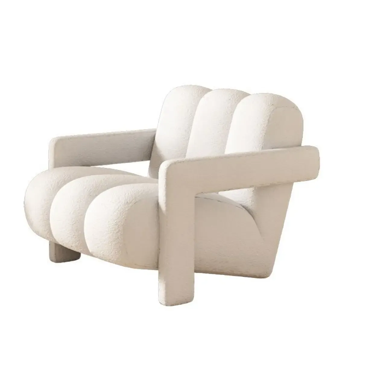 Velvet/Sherpa Reclining Lounge Chair for Living Room Image - 5