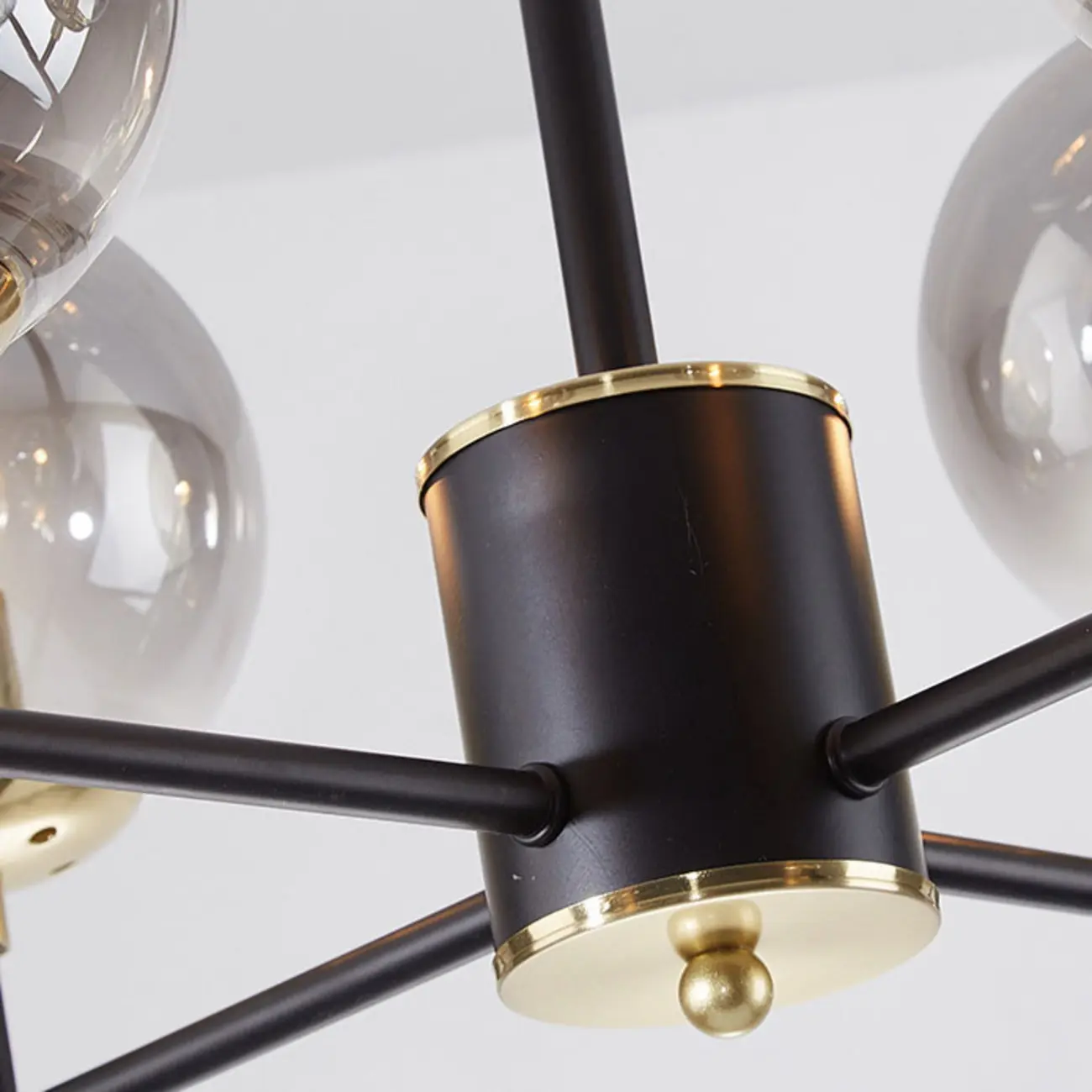 Modern Glass Globe Chandelier for Living Room Decor Image - 12 | homeyfad