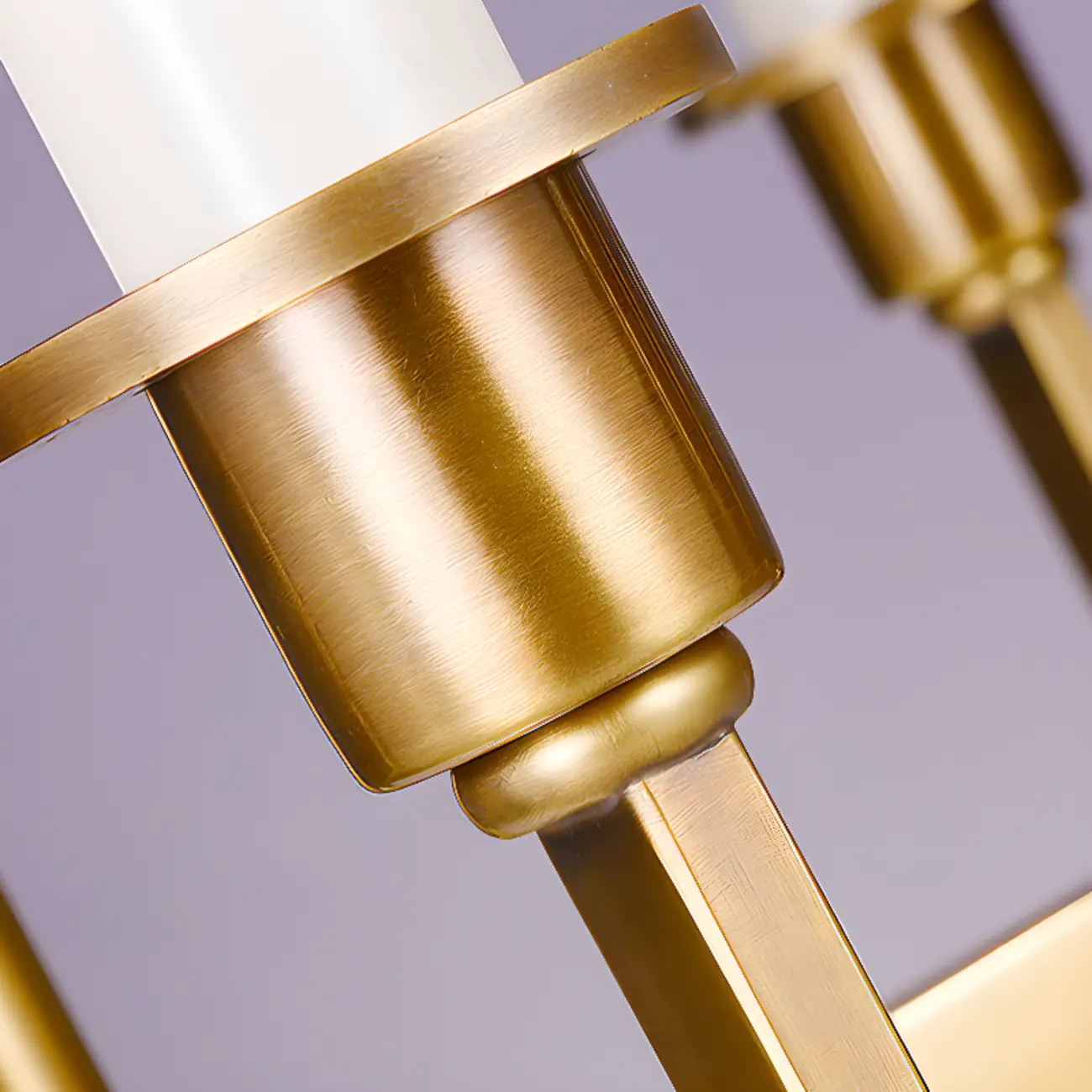  Vintage Gold Colonial Chandelier  with Adjustable Chain Image - 11 | homeyfad