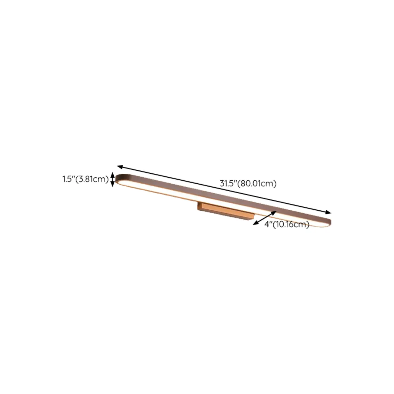 Modern White LED Vanity Light with Silica Gel Shade  Image - 15 | homeyfad