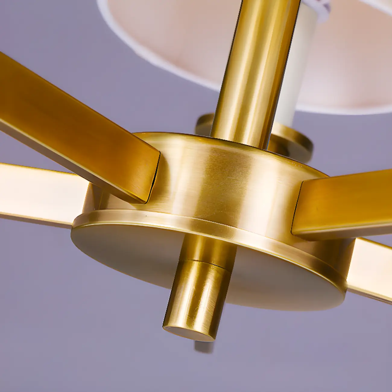  Vintage Gold Colonial Chandelier  with Adjustable Chain Image - 12 | homeyfad