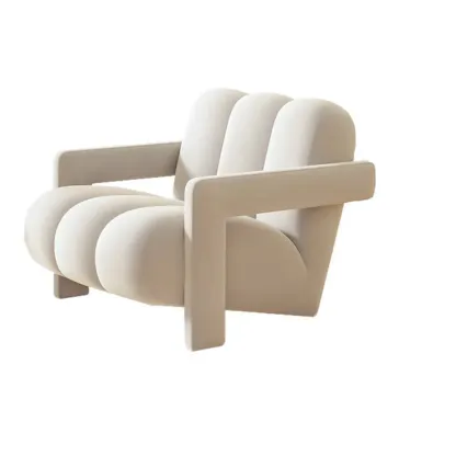 Velvet/Sherpa Reclining Lounge Chair for Living Room Image - 10