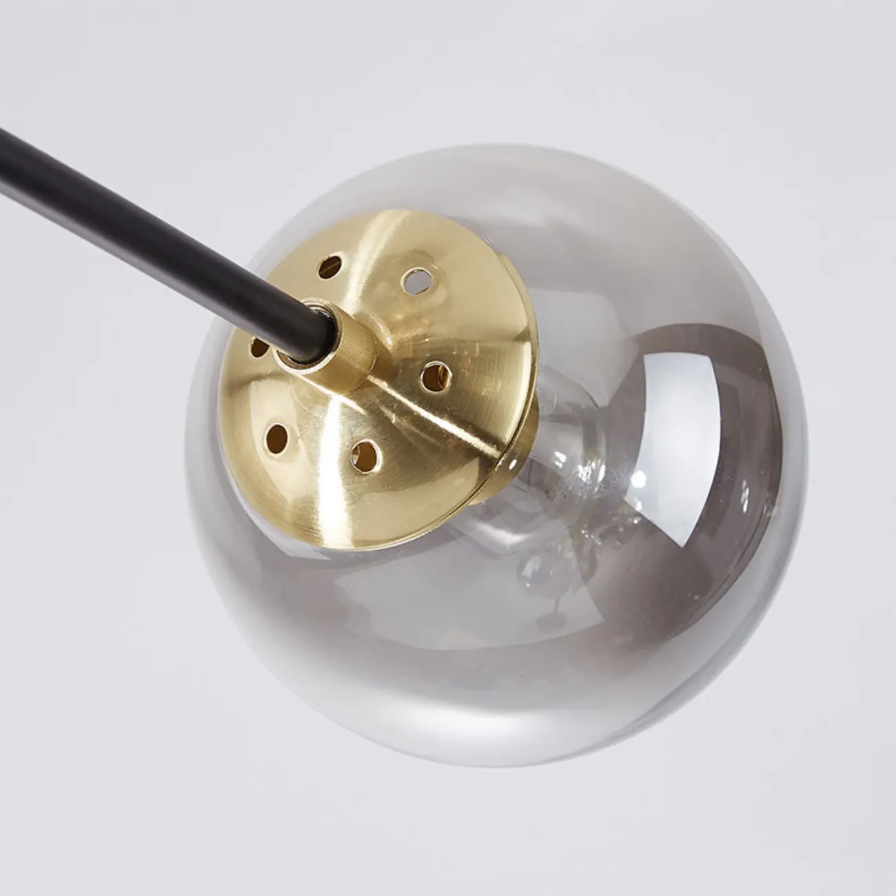 Modern Glass Globe Chandelier for Living Room Decor Image - 16 | homeyfad