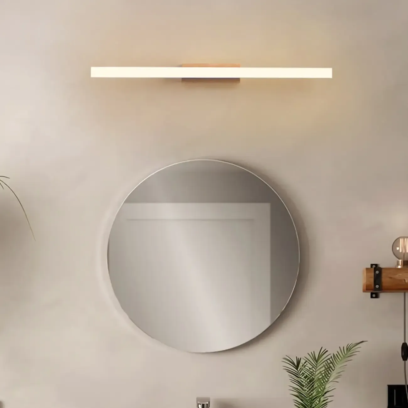 Simple Wall-Mounted LED Vanity Light for Bathroom decor Image - 4