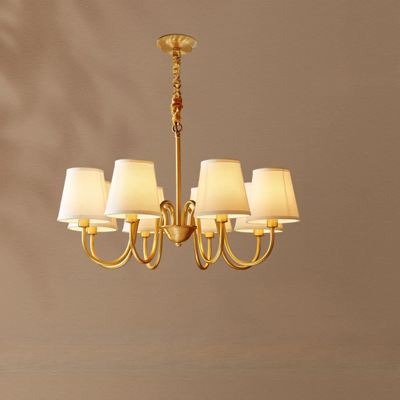 Elegant Modern Hanging Chandelier with Adaptive Height Image - 9 | homeyfad