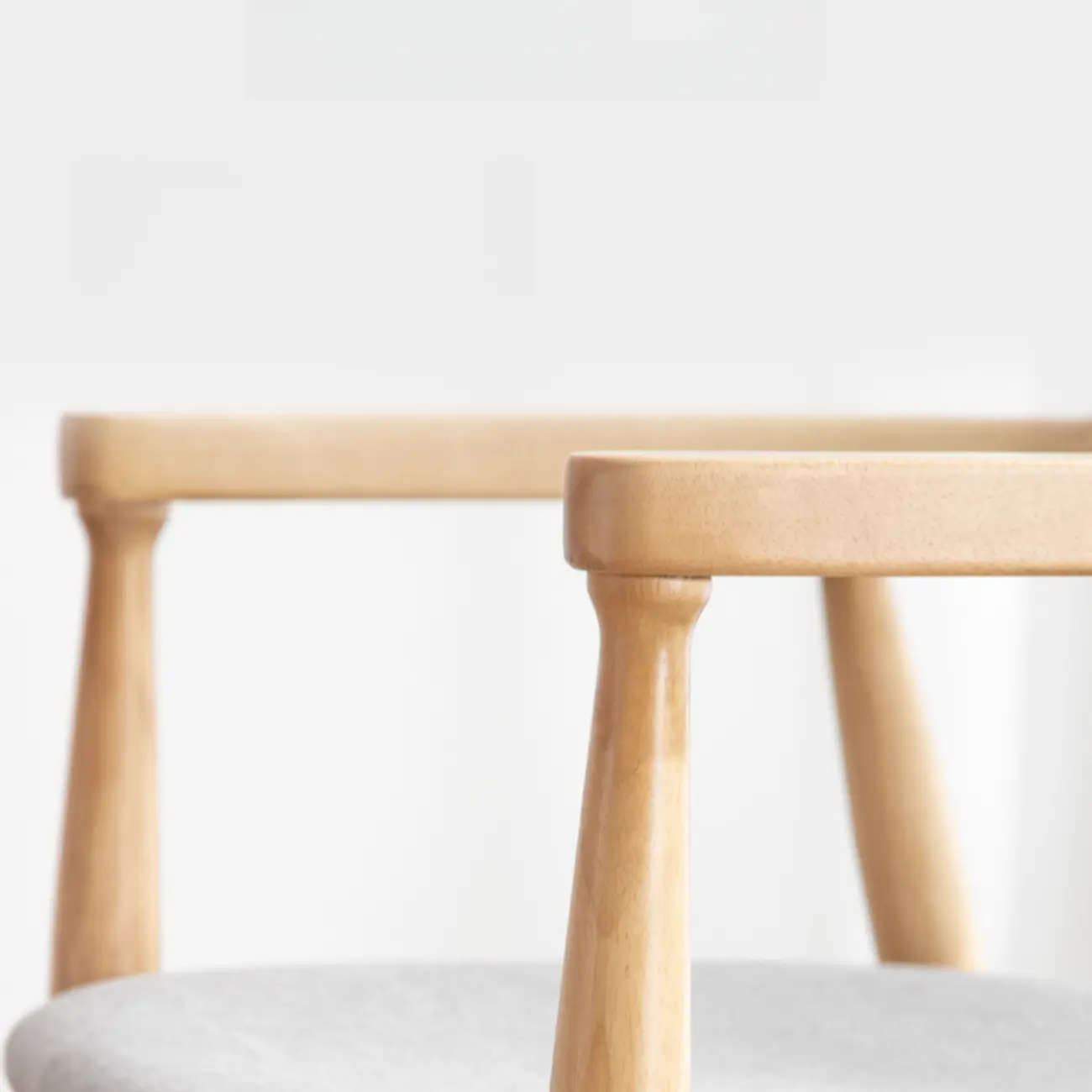 Simplistic Leather Upholstered Dining Chair Wooden with Armrest Image - 13 | homeyfad