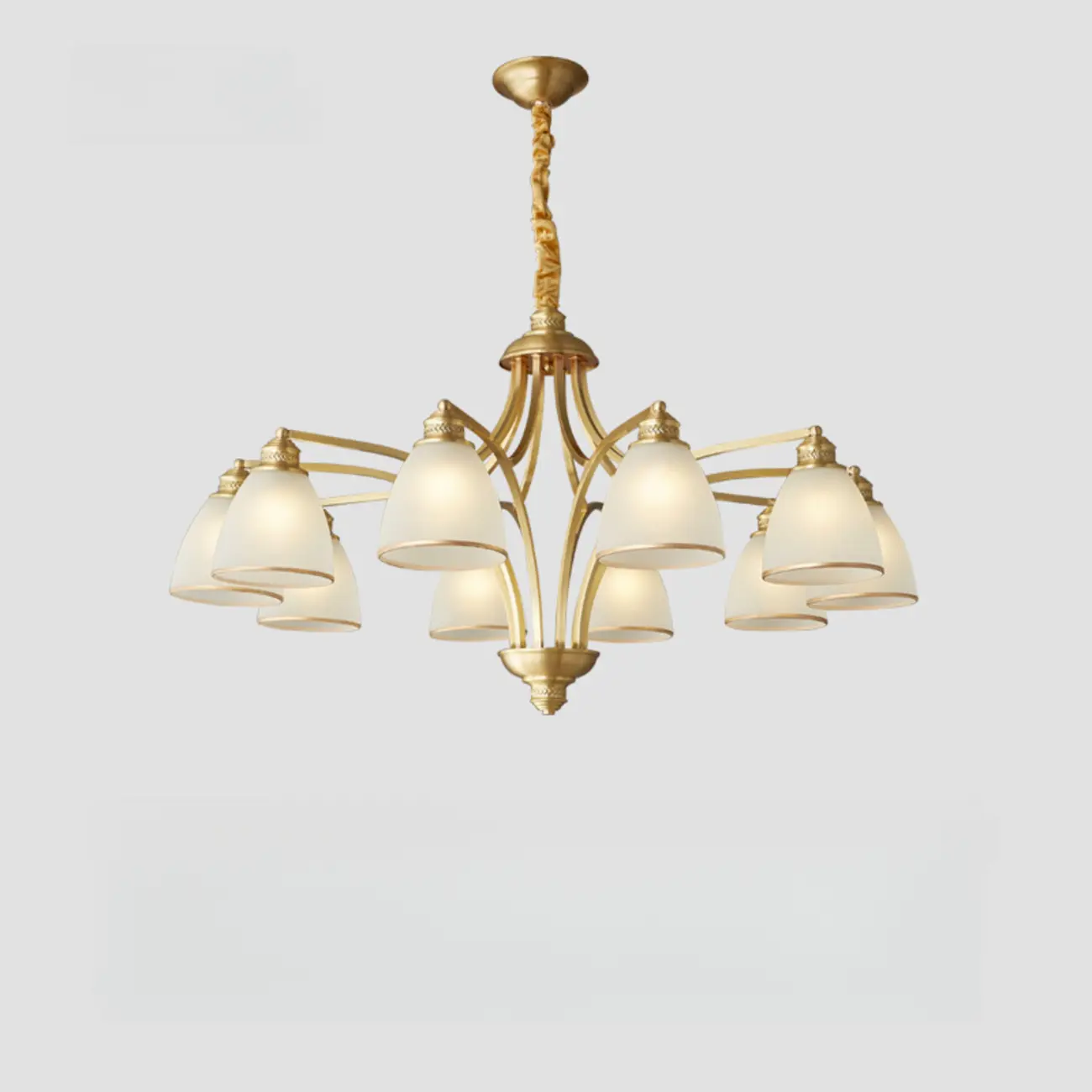 Elegant Modern Hanging Chandelier with Adaptive Height Image - 11 | homeyfad