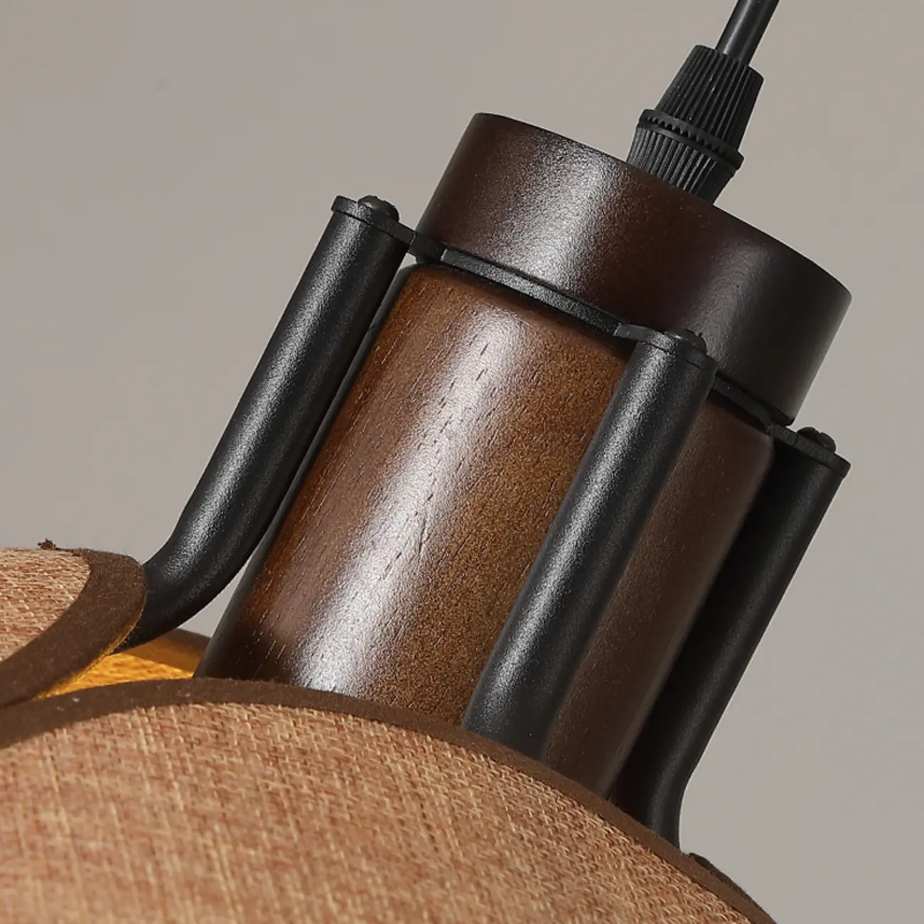 Walnut Wood Flora Pendant Light for Dining Room. Image - 13 | homeyfad