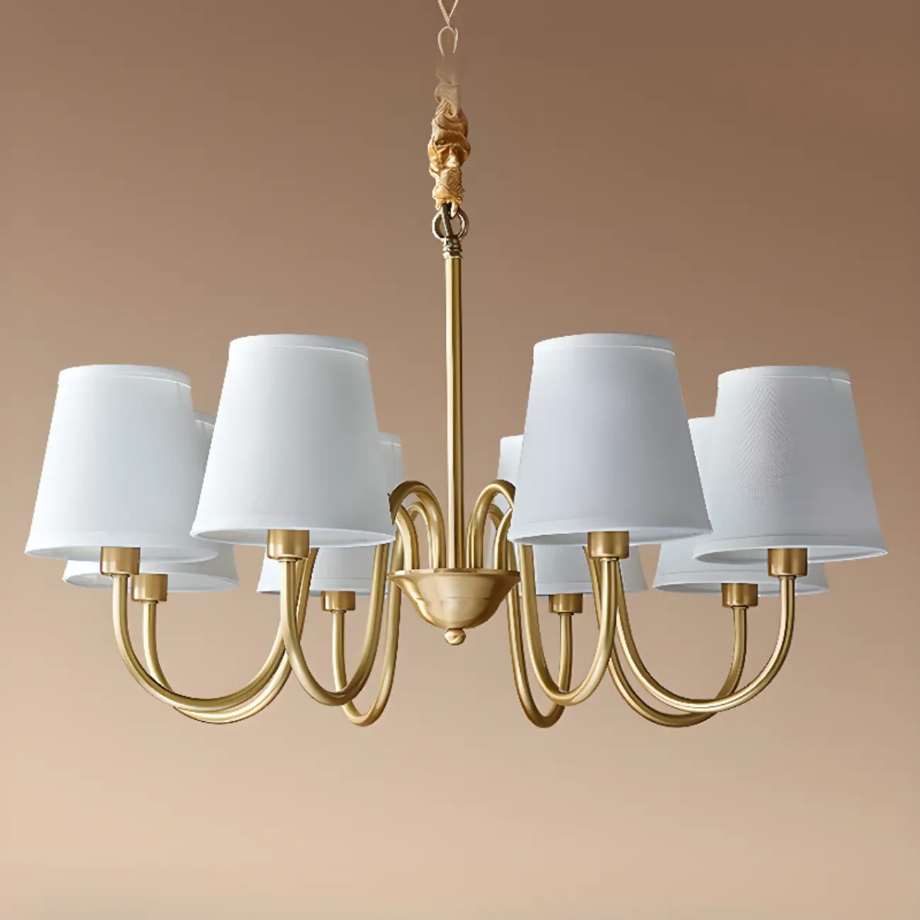 Elegant Modern Hanging Chandelier with Adaptive Height Image - 14 | homeyfad