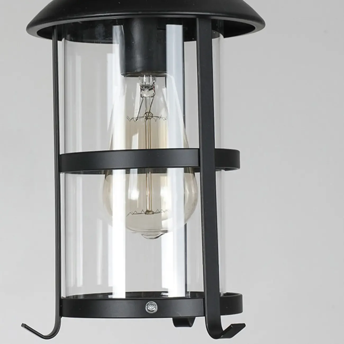 Industrial Island Light Brown Steampunk Cylindrical Pendant Light Image - 16