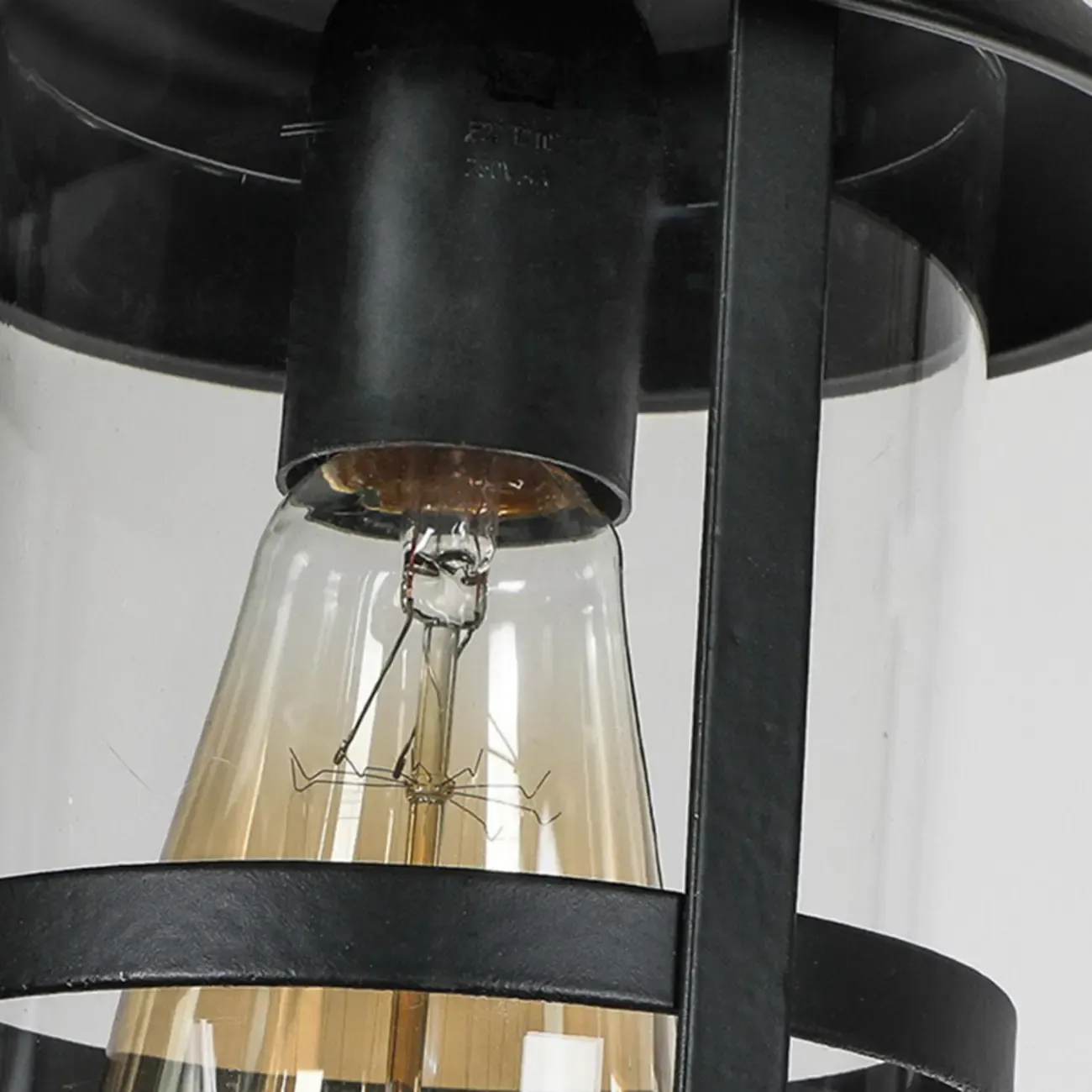 Industrial Island Light Brown Steampunk Cylindrical Pendant Light Image - 17