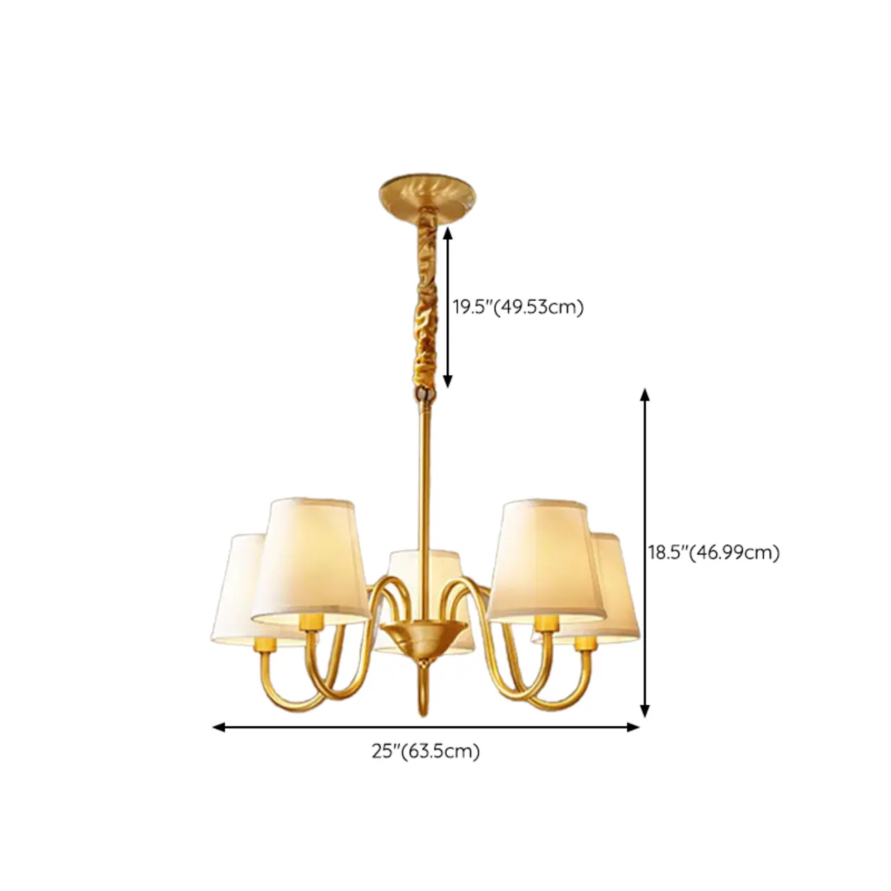 Elegant Modern Hanging Chandelier with Adaptive Height Image - 24 | homeyfad
