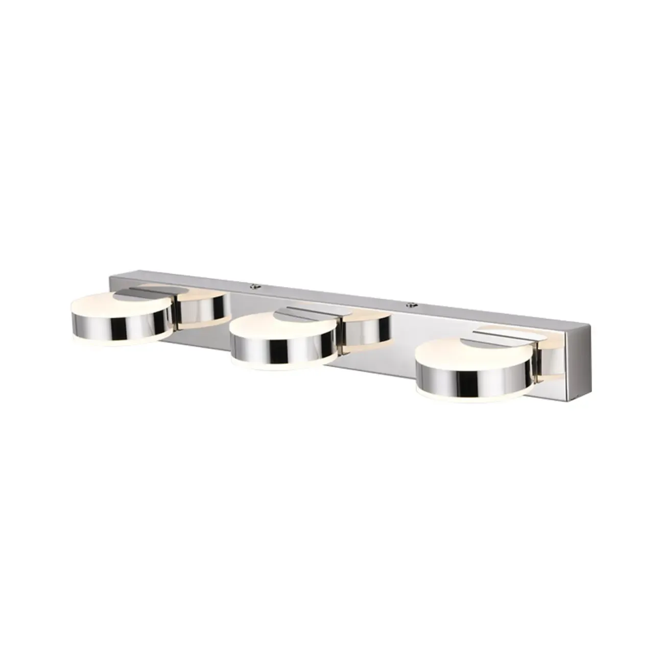 Modern Mini Silver LED Vanity Light for Bathroom Decor Image - 5
