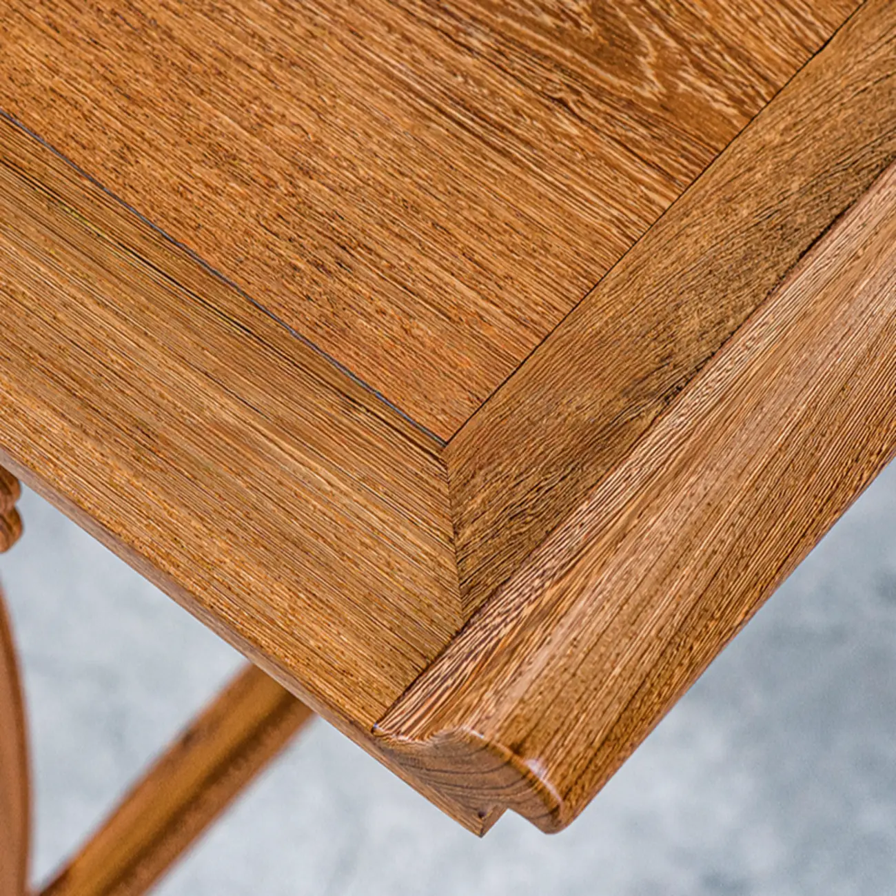 Oriental Brown Wooden Console Table with Drawers Image - 15 | homeyfad