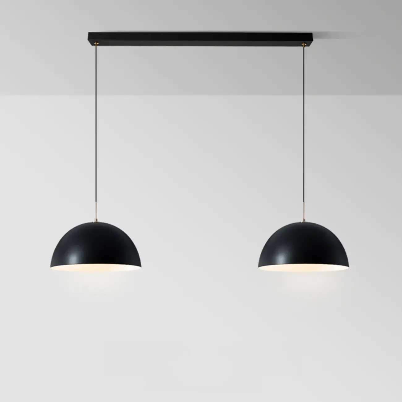 Nordic White Dome Metal Pendant Lamp for Dining Room Image - 5