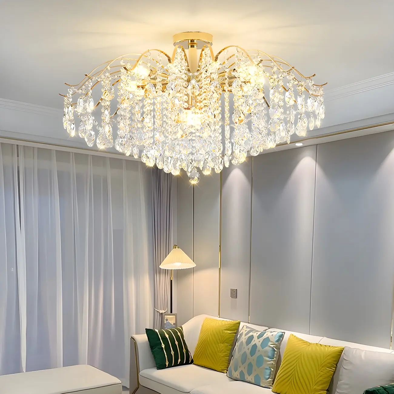 Multi-Light Luxury Crystal Chandelier with Elegant Design Image - 5 | homeyfad