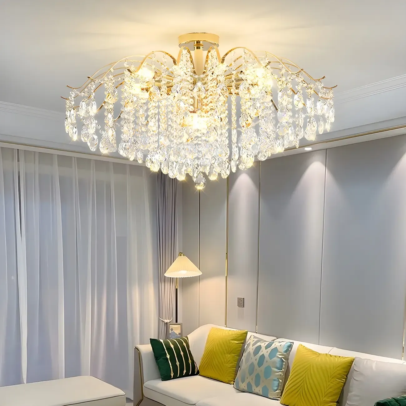 Multi-Light Luxury Crystal Chandelier with Elegant Design Image - 5