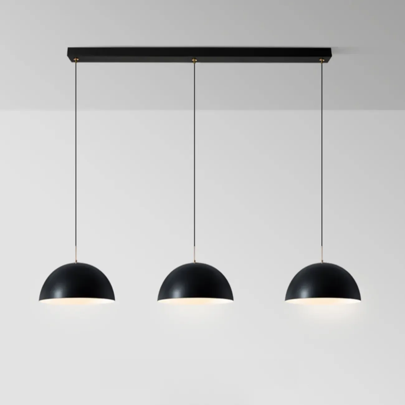 Nordic White Dome Metal Pendant Lamp for Dining Room Image - 7