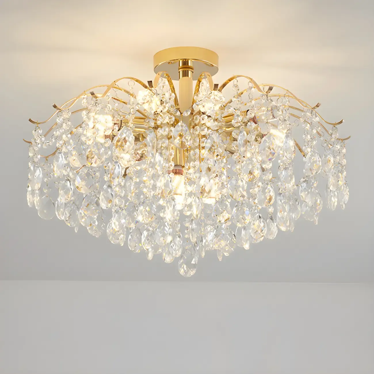 Multi-Light Luxury Crystal Chandelier with Elegant Design Image - 6