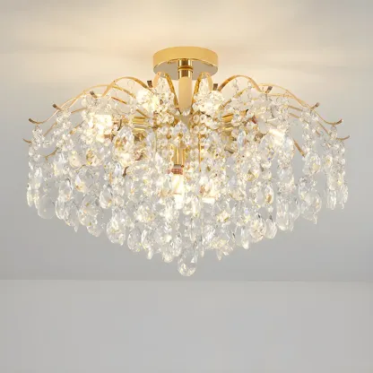Multi-Light Luxury Crystal Chandelier with Elegant Design Image - 6