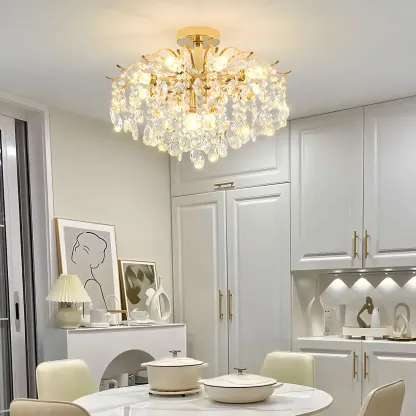 Multi-Light Luxury Crystal Chandelier with Elegant Design Image - 8