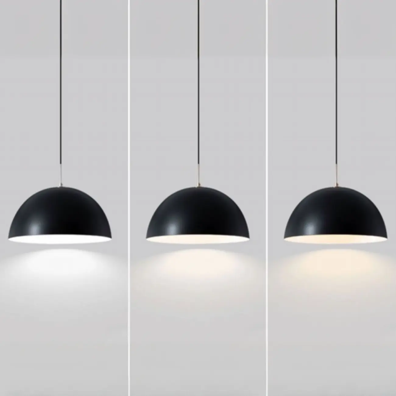 Nordic White Dome Metal Pendant Lamp for Dining Room Image - 11 | homeyfad