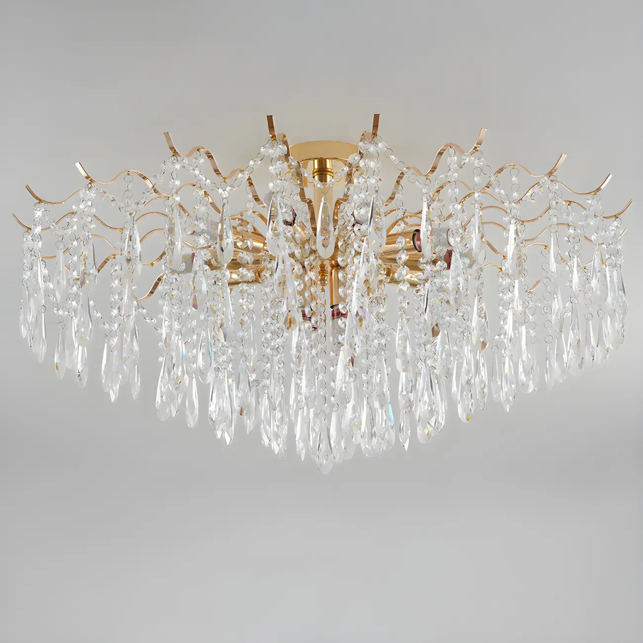 Multi-Light Luxury Crystal Chandelier with Elegant Design Image - 12 | homeyfad