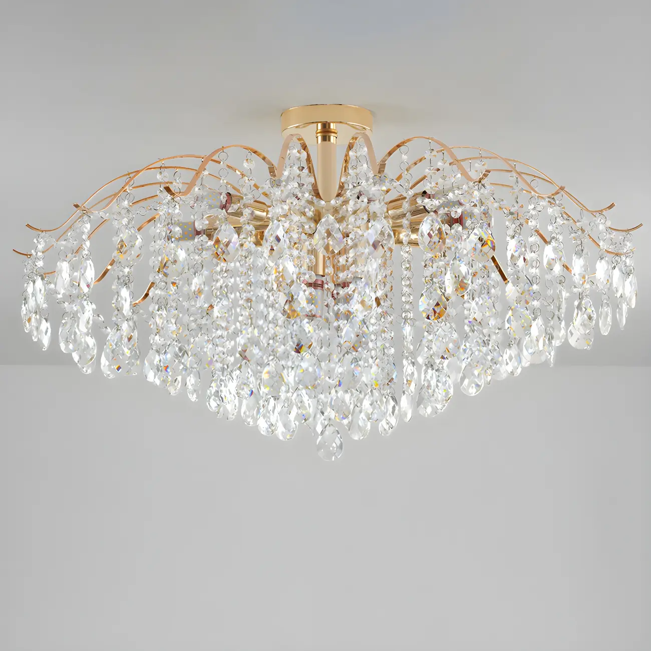 Multi-Light Luxury Crystal Chandelier with Elegant Design Image - 14 | homeyfad