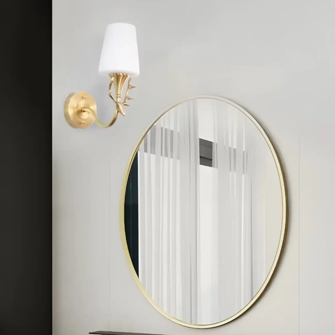 Vintage Cylinder LED Bathroom Vanity Light in Wall-Mounted Image - 1