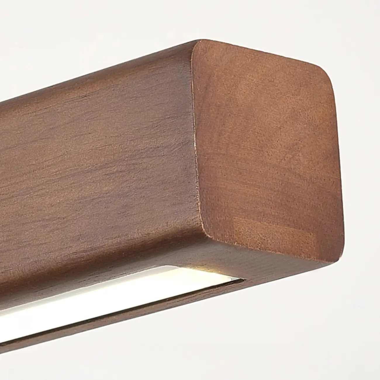 Walnut Wood Rustic Island Light in Rectangular Shape  Image - 12 | homeyfad