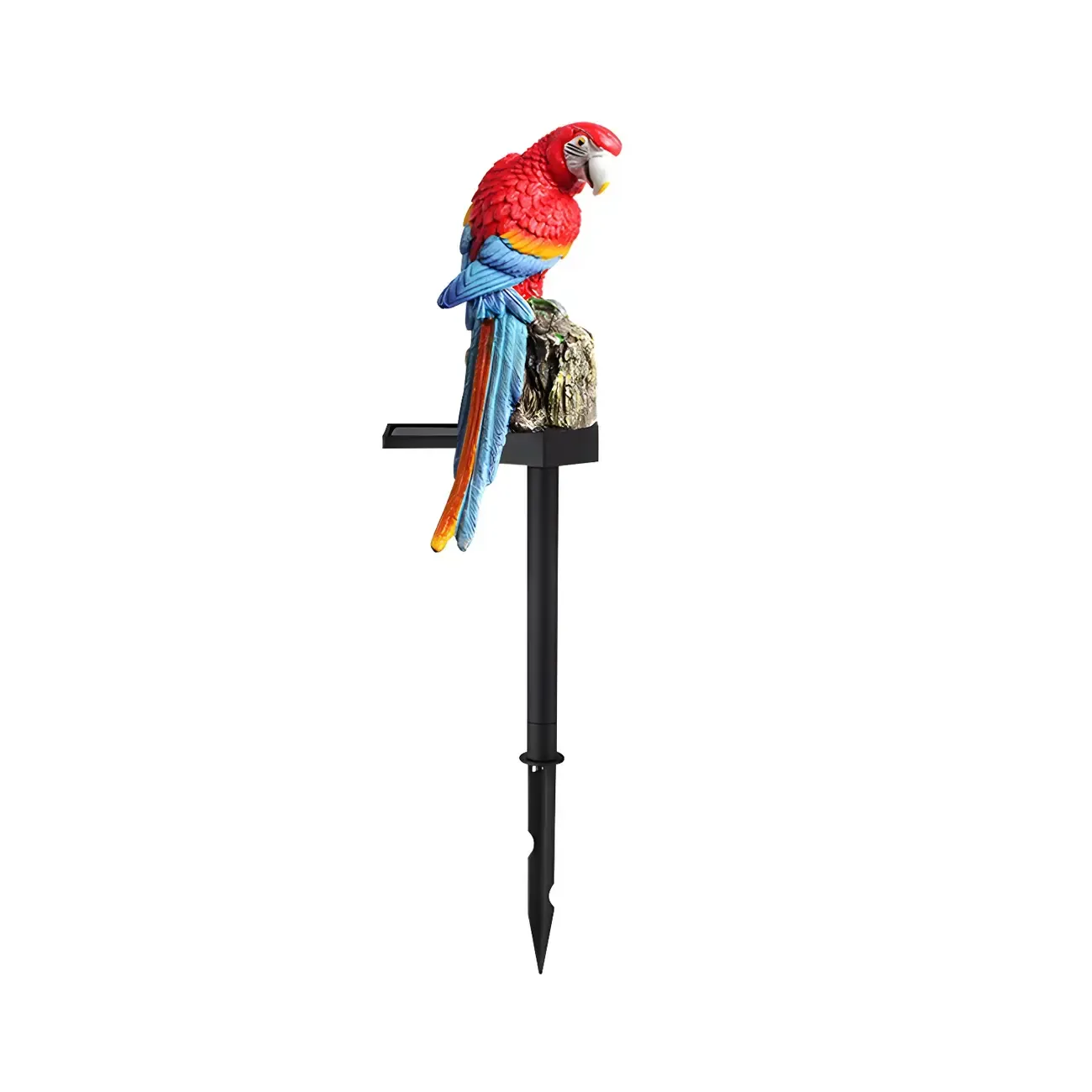Colorful Stake Solar Parrot Shaped LED Landscape Lighting Image - 4
