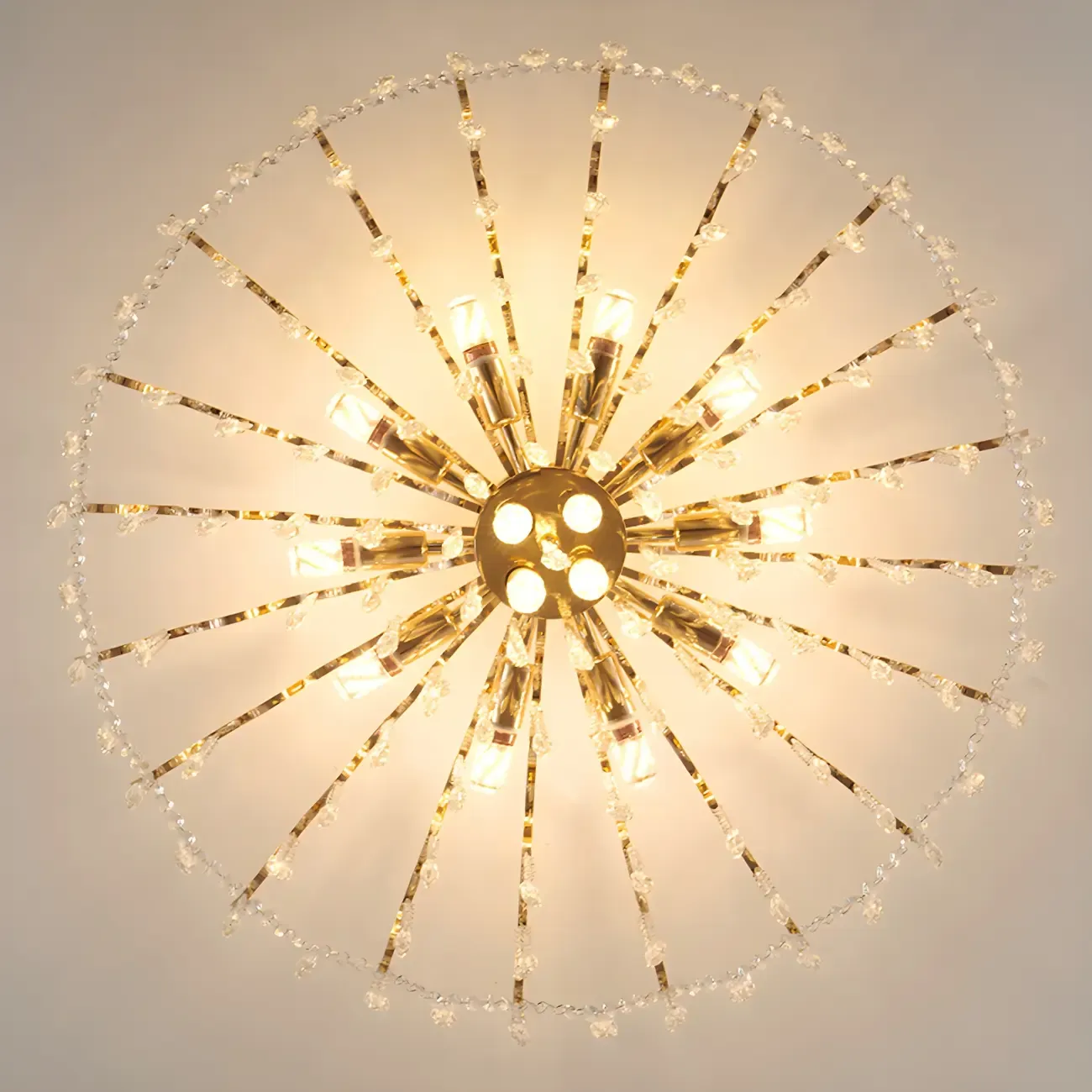 Multi-Light Luxury Crystal Chandelier with Elegant Design Image - 16