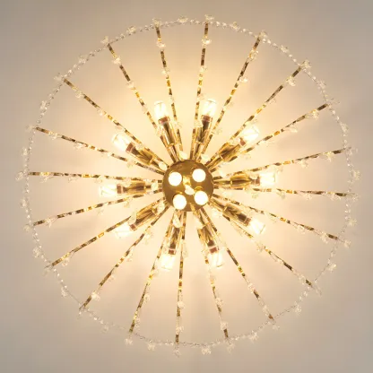 Multi-Light Luxury Crystal Chandelier with Elegant Design Image - 16