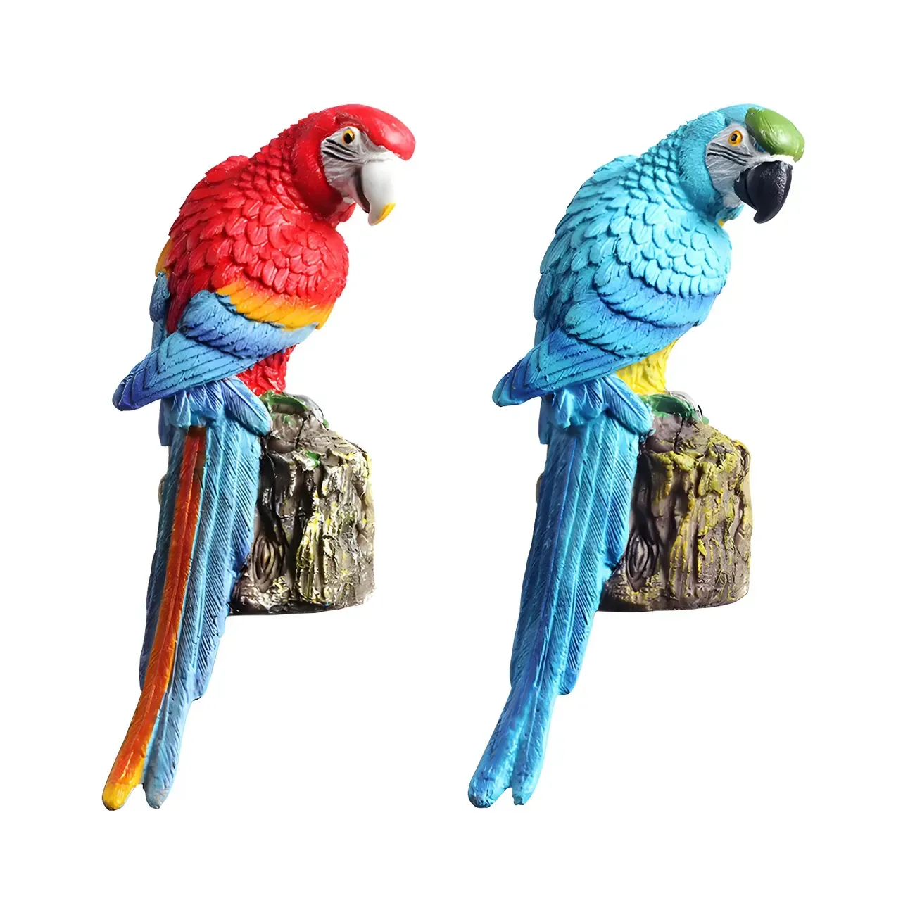 Colorful Stake Solar Parrot Shaped LED Landscape Lighting Image - 7