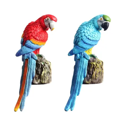 Colorful Stake Solar Parrot Shaped LED Landscape Lighting Image - 7