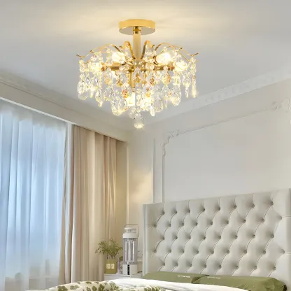 Multi-Light Luxury Crystal Chandelier with Elegant Design Image - 19