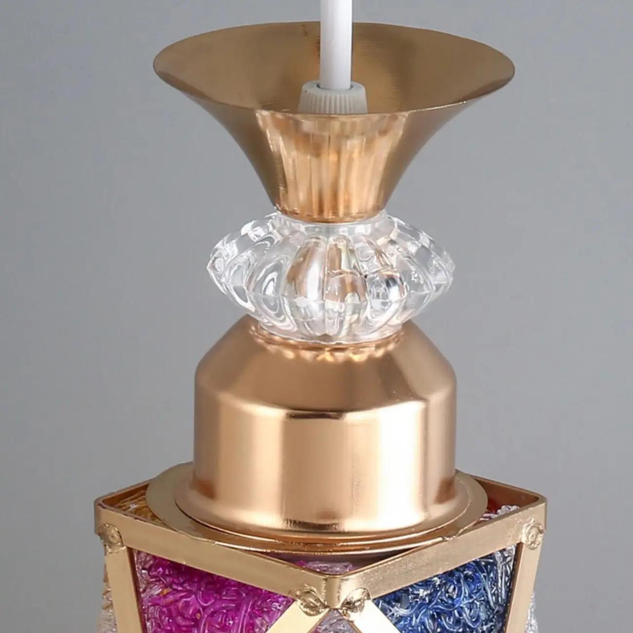 3 Lights Tapered Shape Plastic Modern Adjustable Height Light Image - 10 | homeyfad