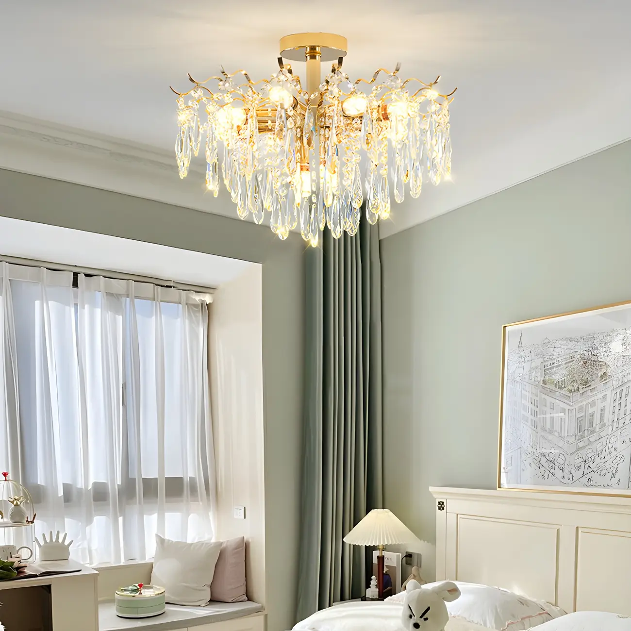Multi-Light Luxury Crystal Chandelier with Elegant Design Image - 20 | homeyfad