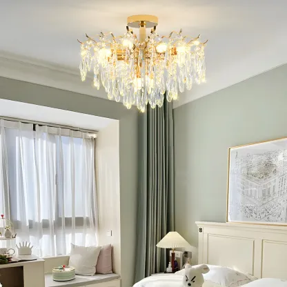 Multi-Light Luxury Crystal Chandelier with Elegant Design Image - 20