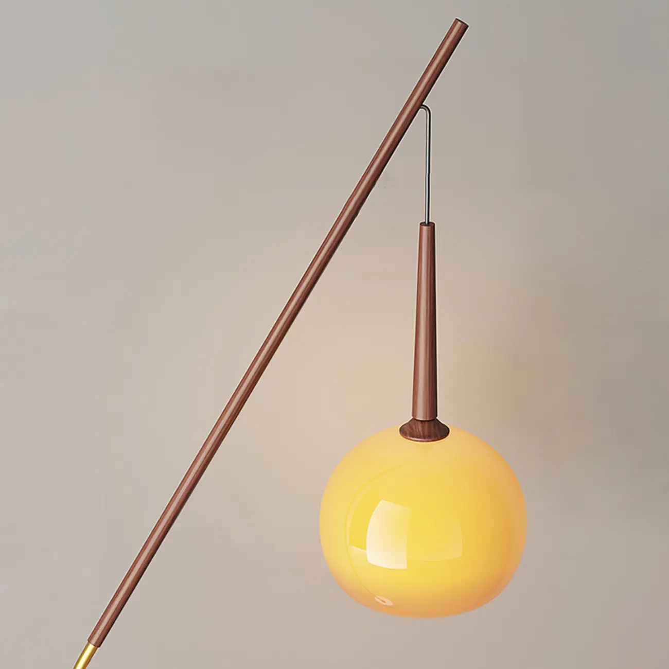 Modern Metal Globe Shade Floor Lamp with Marble Base Image - 13 | homeyfad
