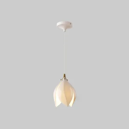 Elegant Ceramic Bud Shape LED Pendant Lamp for Modern Living Room Image - 7
