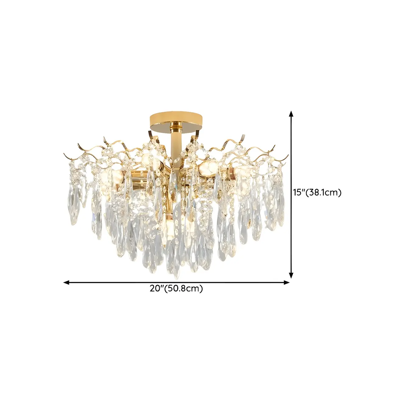 Multi-Light Luxury Crystal Chandelier with Elegant Design Image - 26 | homeyfad