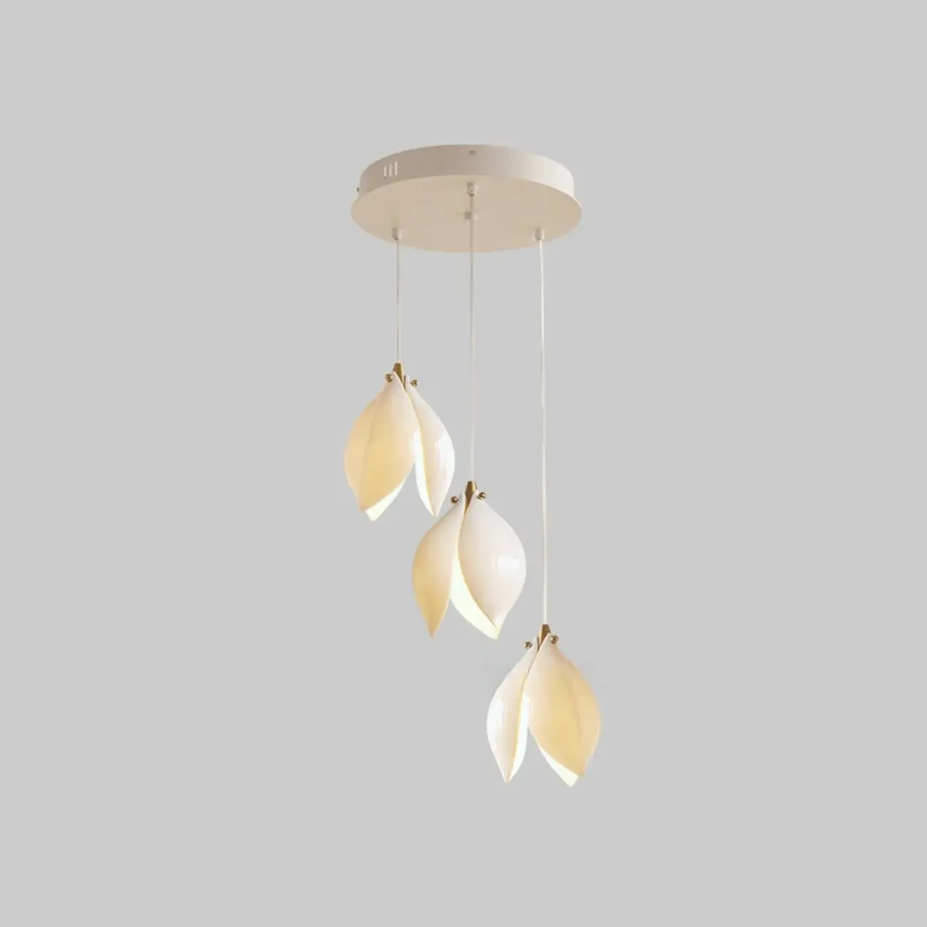 Elegant Ceramic Bud Shape LED Pendant Lamp for Modern Living Room Image - 8