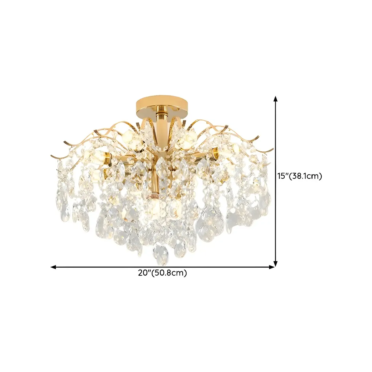 Multi-Light Luxury Crystal Chandelier with Elegant Design Image - 27