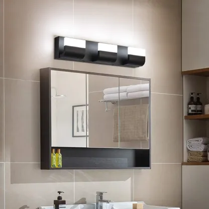 Bathroom Vanity Wall Lights Over Mirror with Lampshade  Image - 6